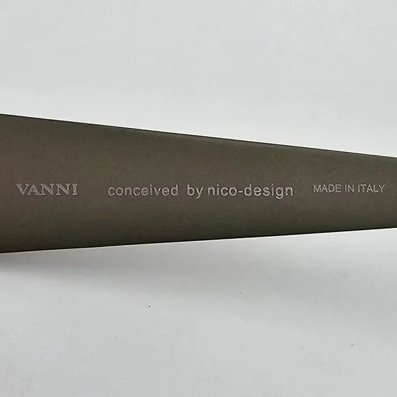 Vanni Mod. VK8796 C176 Bronze Grey Rectangular Eyeglasses Frame Italy 49-15-135 - Picture 8 of 12